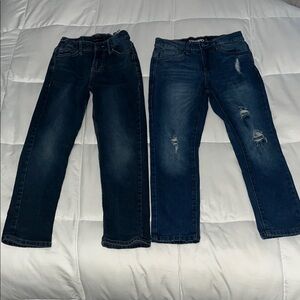 1 Silver Jeans 1 Tony HawkDark Wash Kids Jeans - Distressed and Classic. BUNDLE.